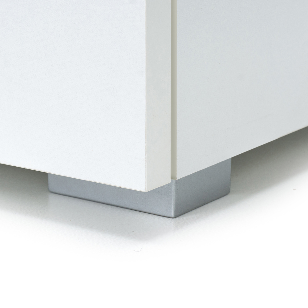 Casaria Mehrzweckschrank Vela Weiß 115,5x31x60cm