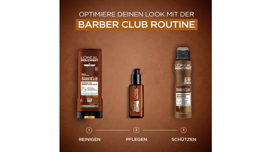 L'oréal Men Barber Club Deo Aerosol Spray 150 ml