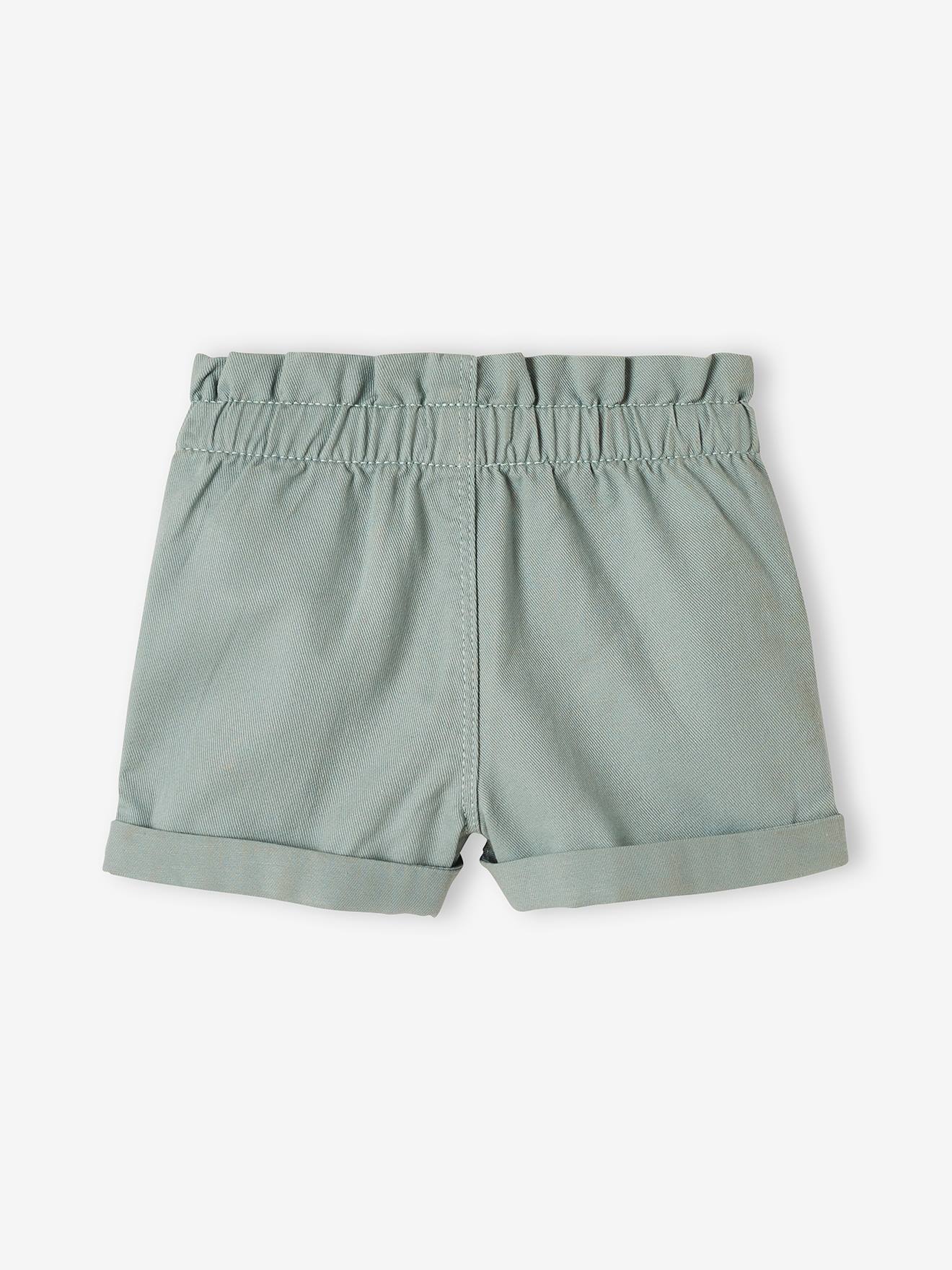 Vertbaudet Mädchen Baby Shorts, Schlupfbund Oeko-Tex - ziegel