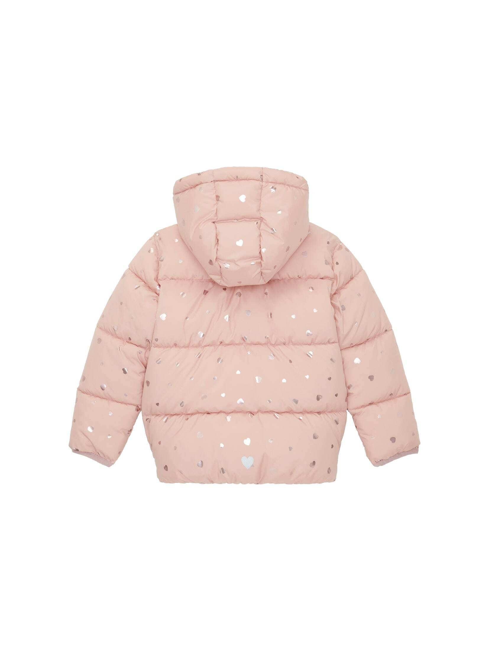 TOM TAILOR Steppweste Pufferjacke mit Kapuze