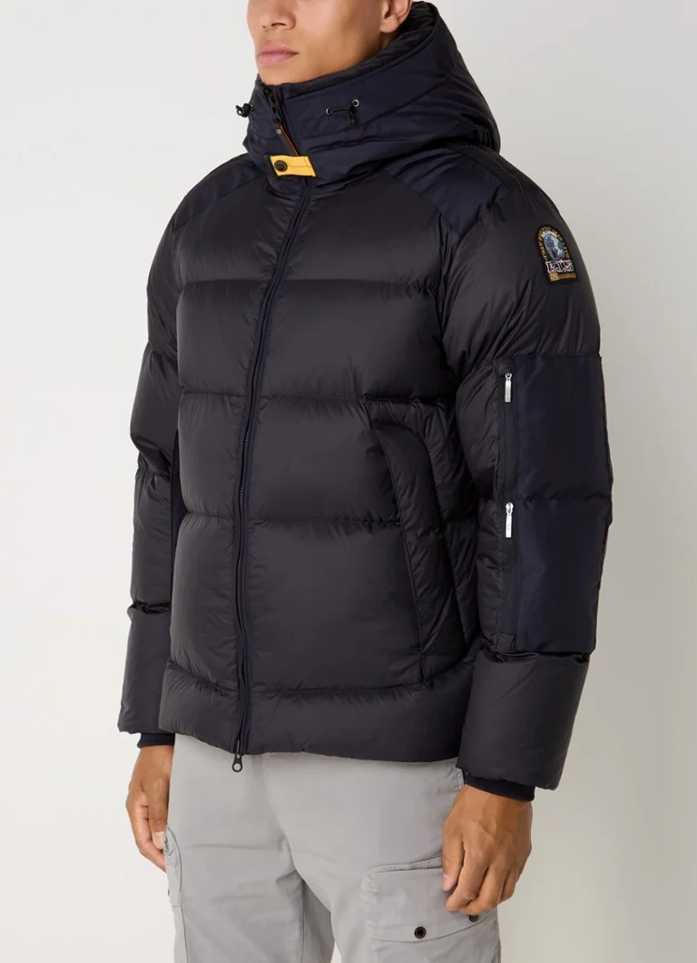 Jachetă matlasată din puf de gâscă Parajumpers Tyrik cu închidere cu fermoar.