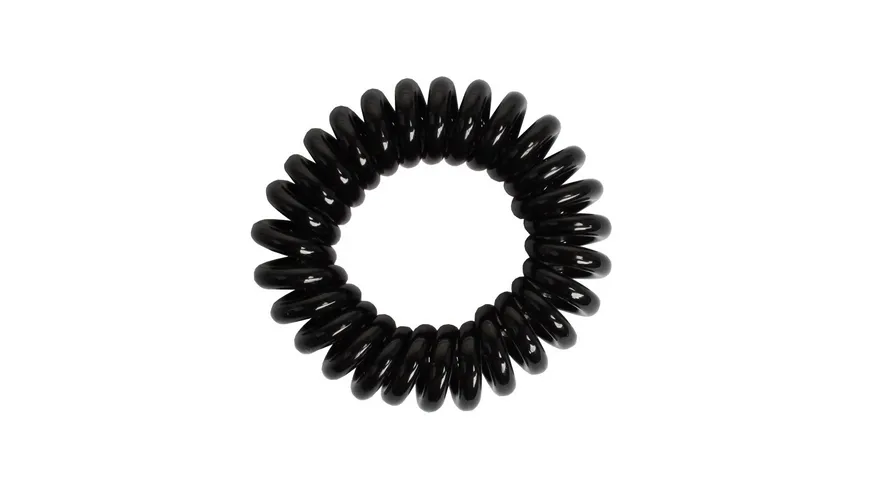Guilia Haargummis Spirale Schwarz