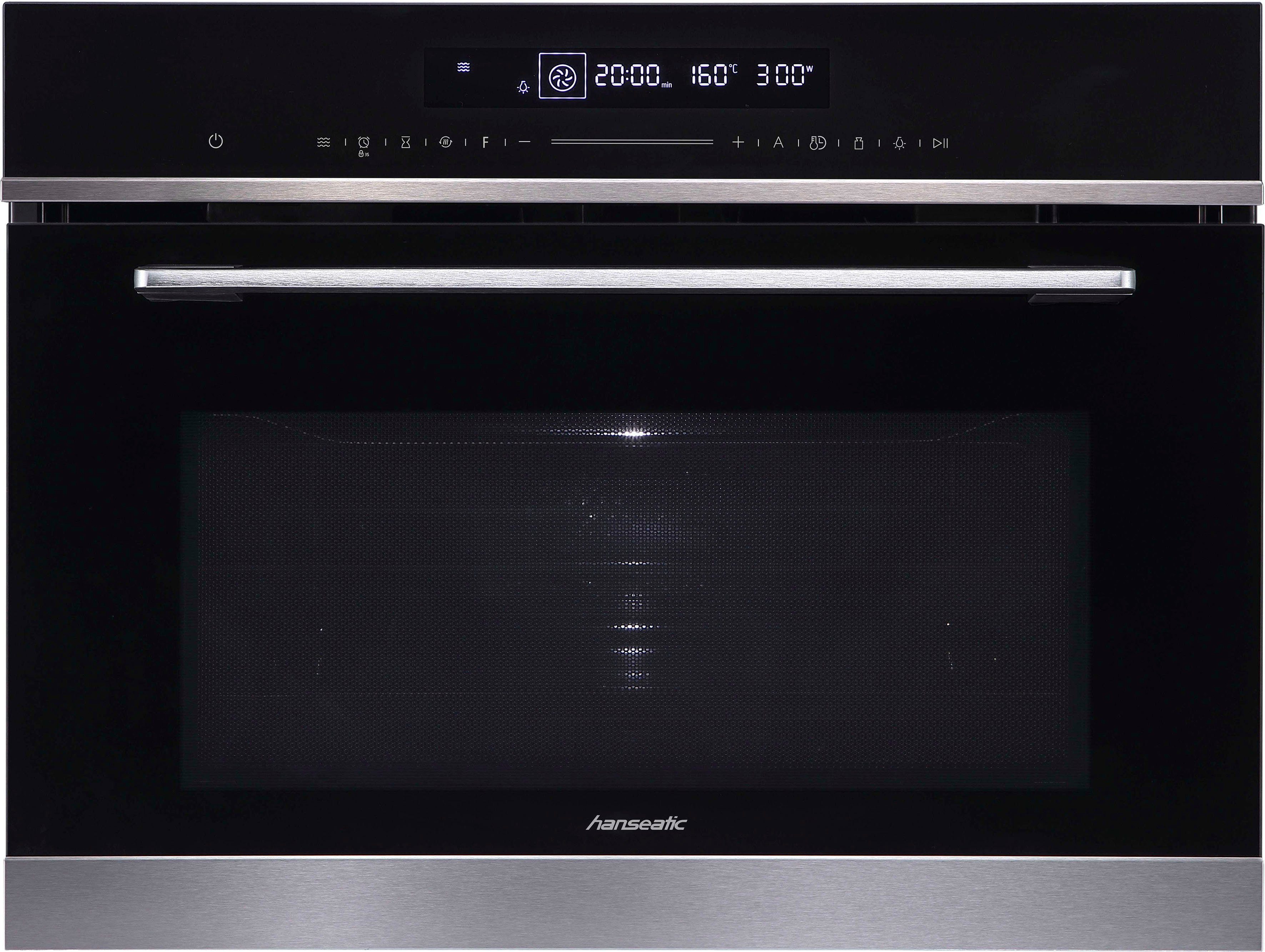 Hanseatic Einbau-Mikrowelle TV950E4AS-T00E00, Grill, Heißluft, Mikrowelle, Ober-/Unterhitze, Unterhitze