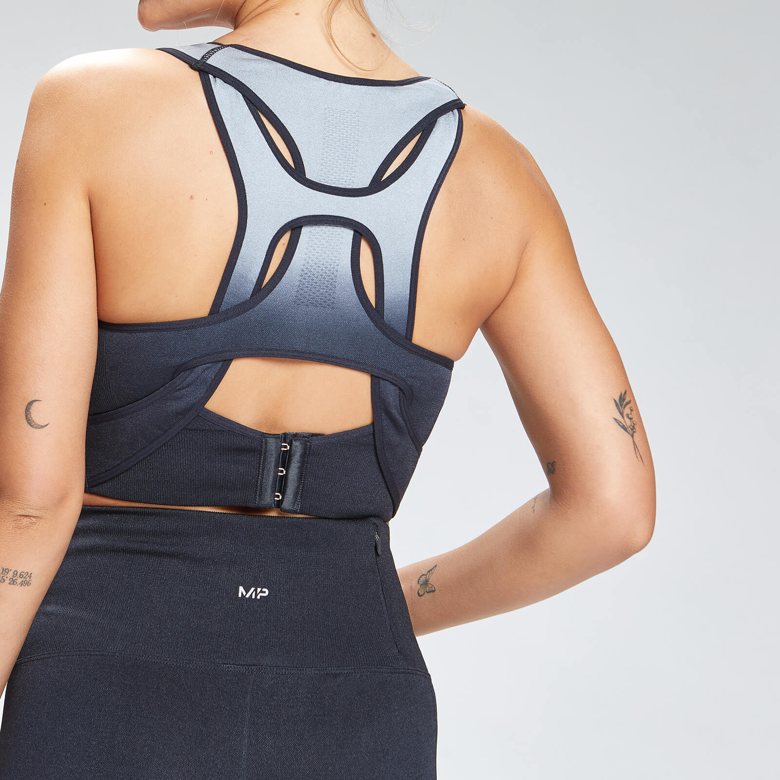 Brassière de sport sans coutures MP Velocity pour femmes – Noir