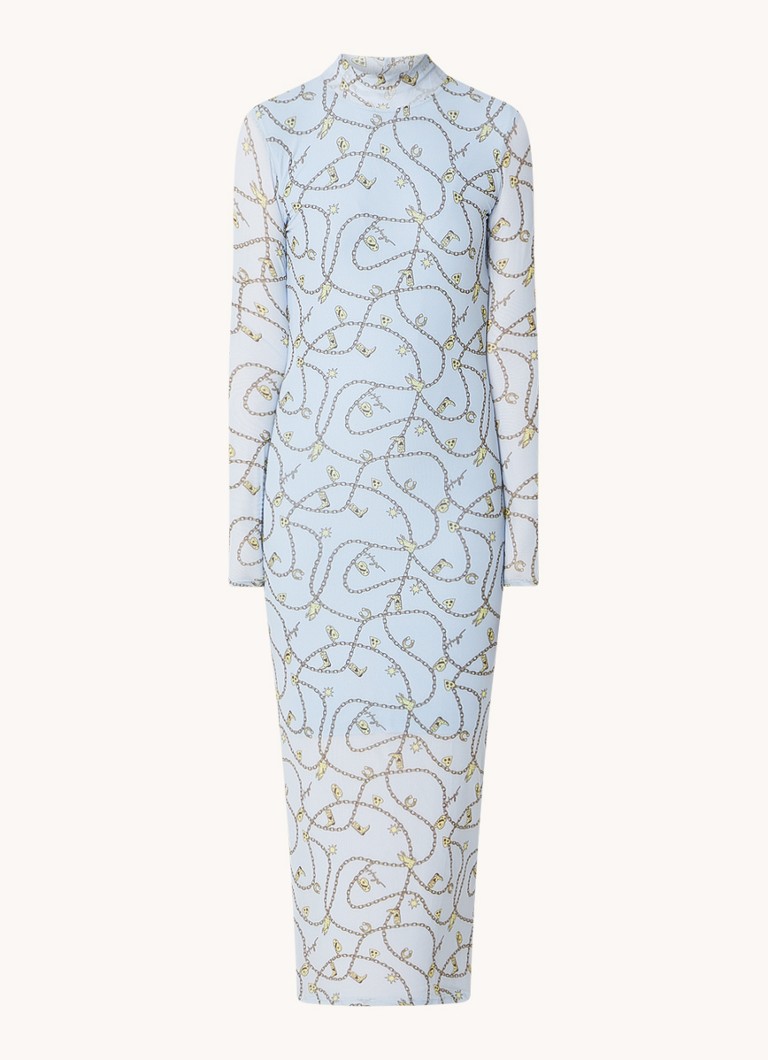 Vestido midi semitransparente estampado Nasuse de HUGO BOSS