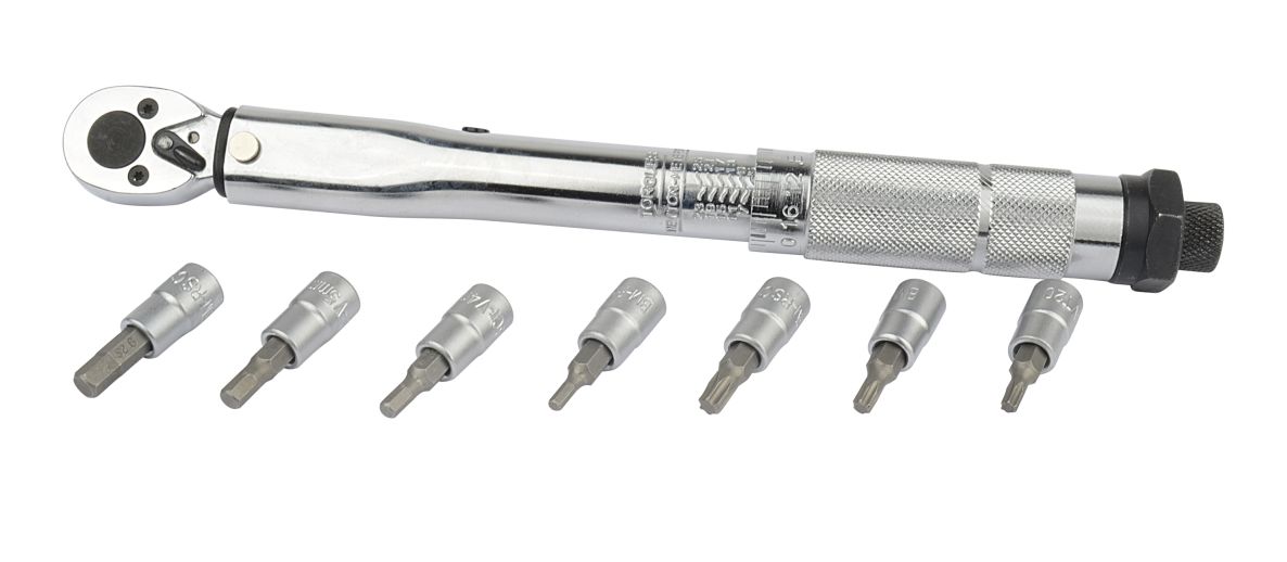 Brüder Mannesmann 18314 Torque Wrench 5-25 Nm 1/4