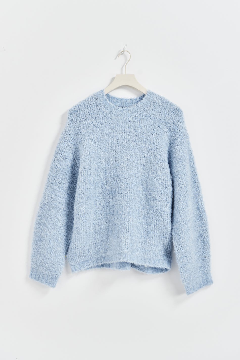 Boucle knitted sweater