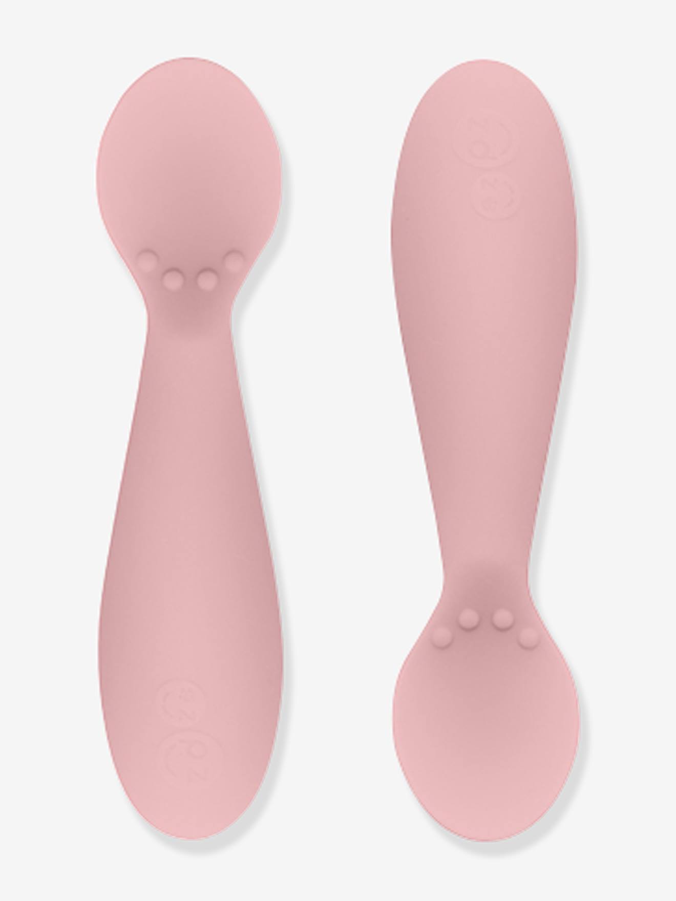 Lot de 2 cuillères 1er âge EZPZ Tiny spoon en silicone vert amande