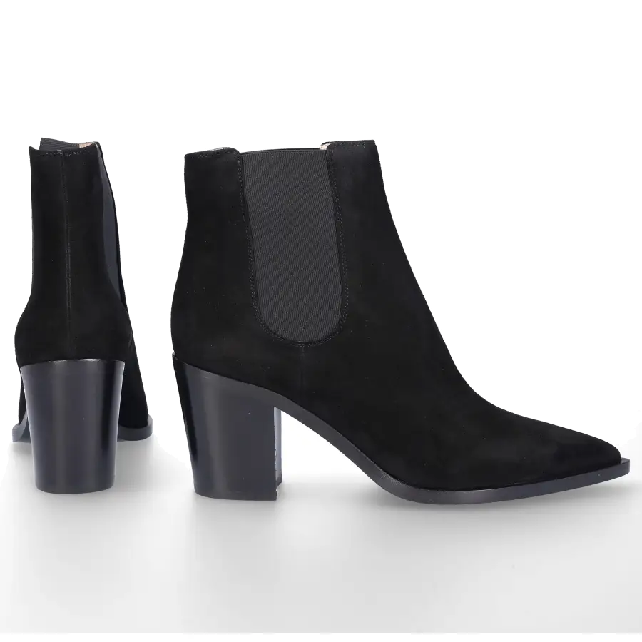 Gianvito Rossi - Chelsea Boots ROMNEY Veloursleder - schwarz