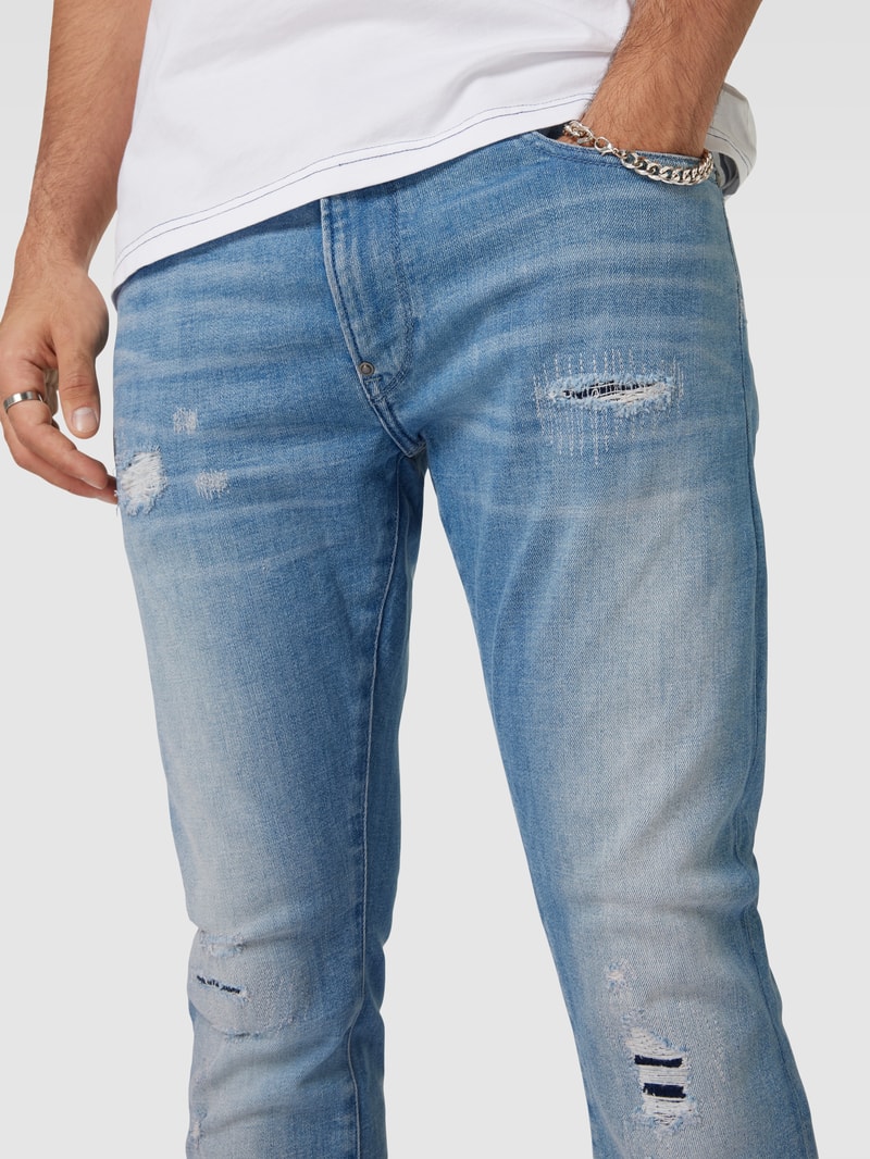 Skinny Fit Jeans mit Eingrifftaschen Modell 'Revend FWD' in jeans