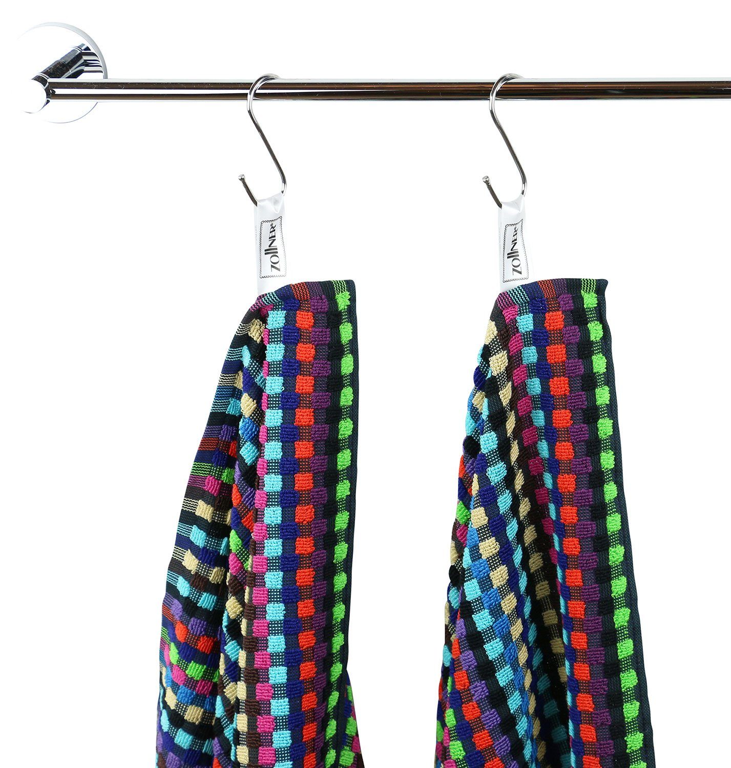 ZOLLNER Duschtücher, Frottier (2-St), 70 x 140 cm, 100% Baumwolle, vom Hotelwäschespezialisten