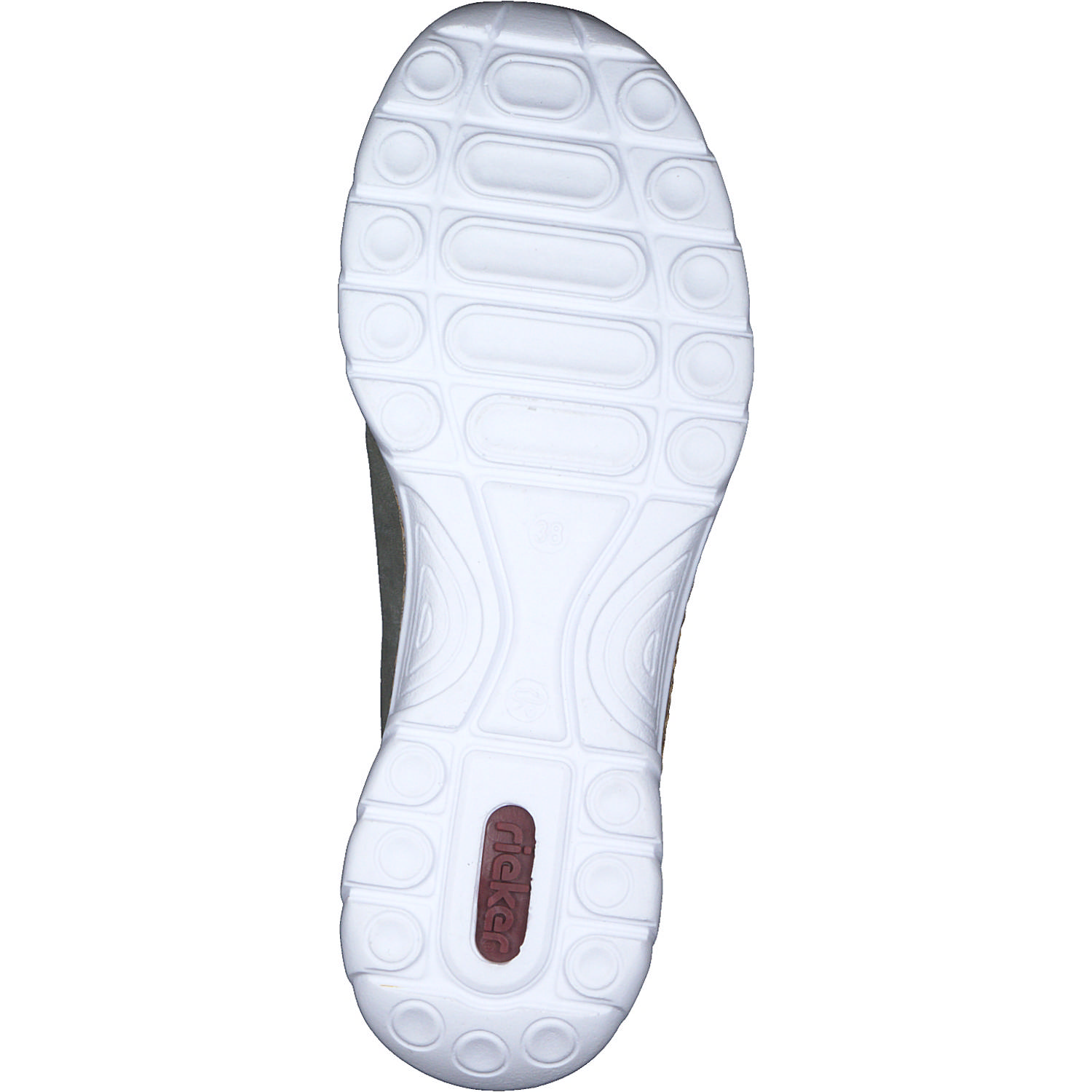 Rieker N42G0, Schnürschuhe, Damen, schilf/perlcreme