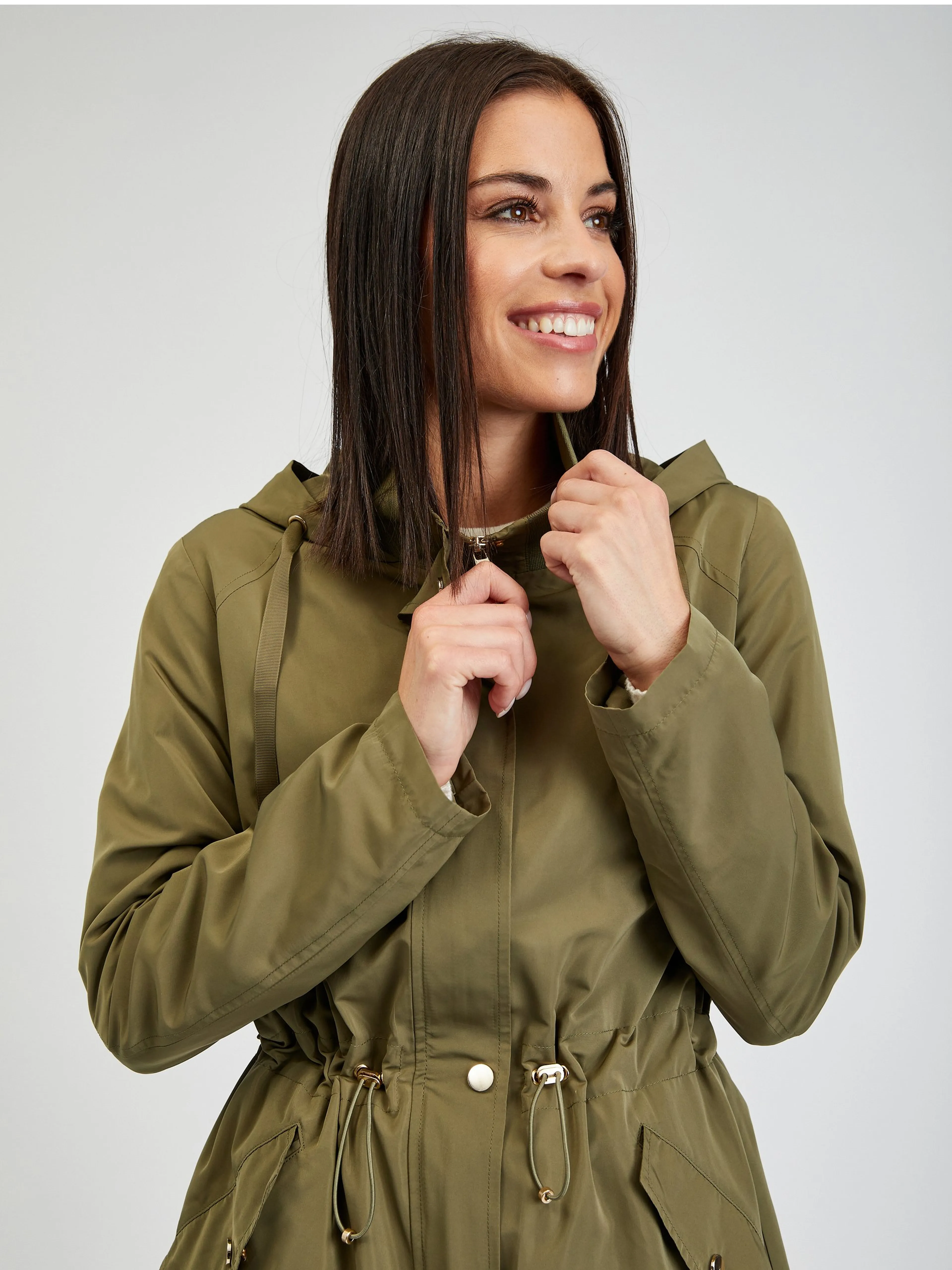 Khaki Damen Parka ORSAY