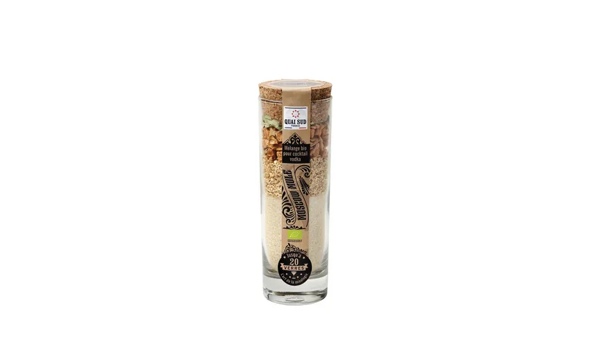 Quai Sud Bio Cocktail Zubereitung für Moscow Mule im Cocktailglas 110 g
