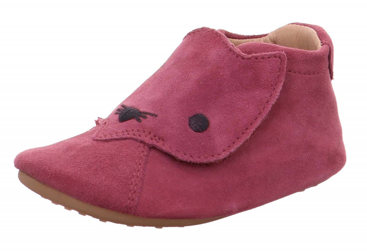 PAPAGENO - PinkHausschuh mit Klettverschluss