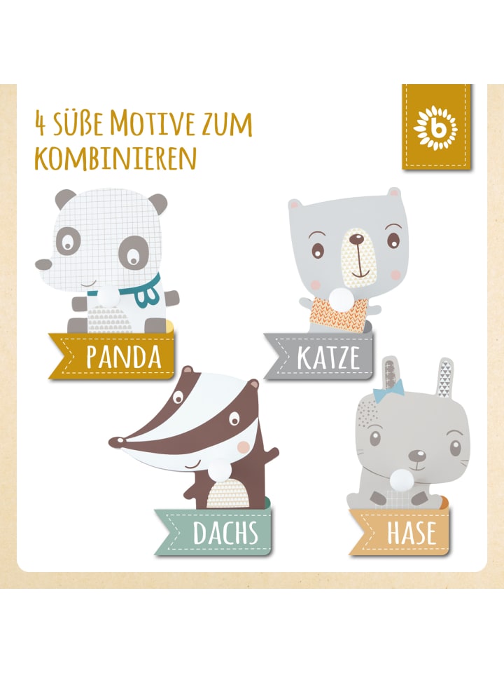 Bieco Spielwaren Kindergarderobe Panda in Weiß günstig kaufen onesize