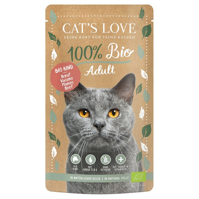 Cat's Love Bio 6 x 100 g zu TOP-Preisen