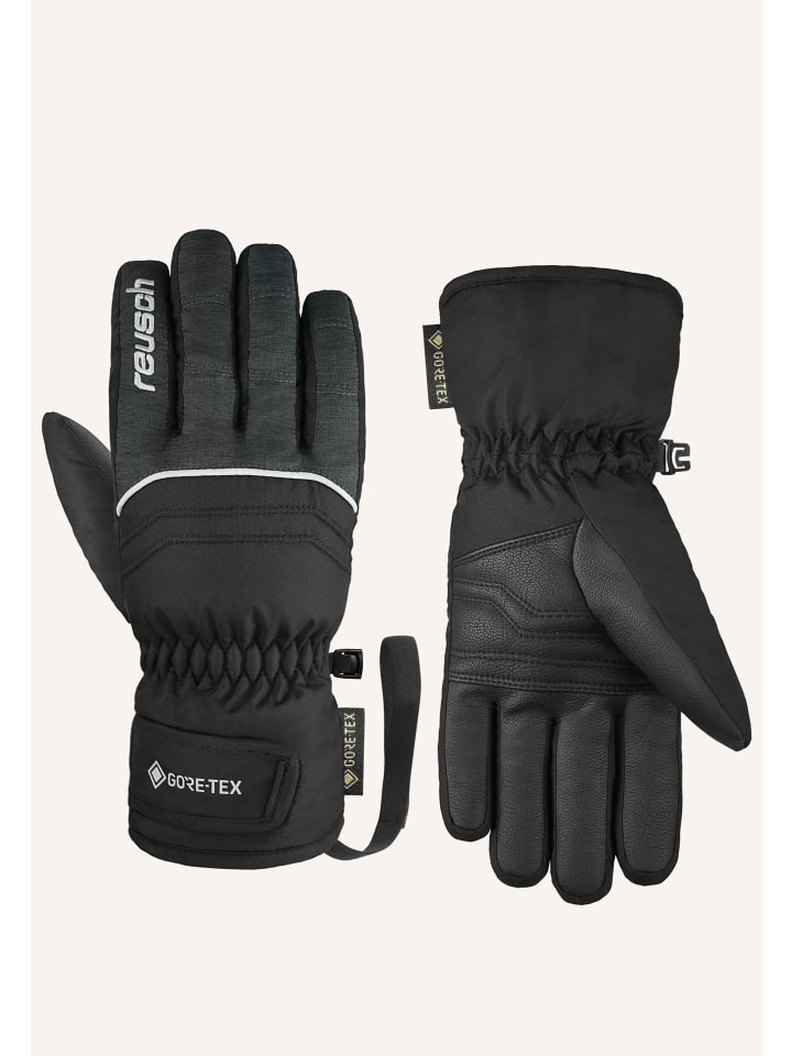 Reusch Fingerhandschuhe Teddy GORE-TEX in 7721 black/black melange günstig kaufen