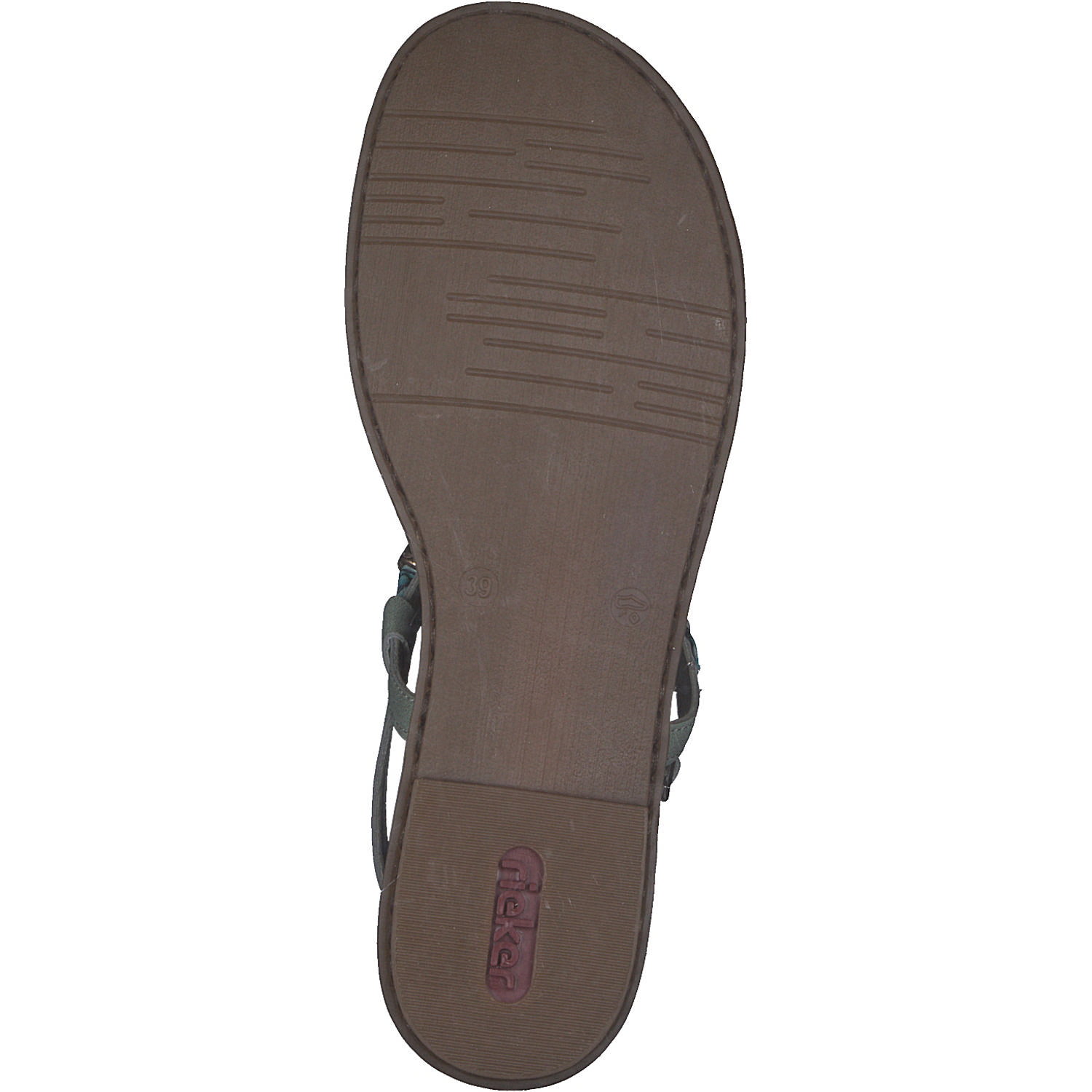 Rieker 64208, Sandalen, Damen, Mint