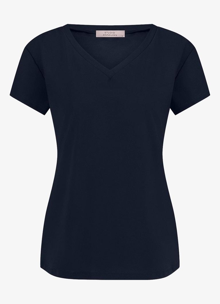 Studio Anneloes Roller T-shirt with V-neck