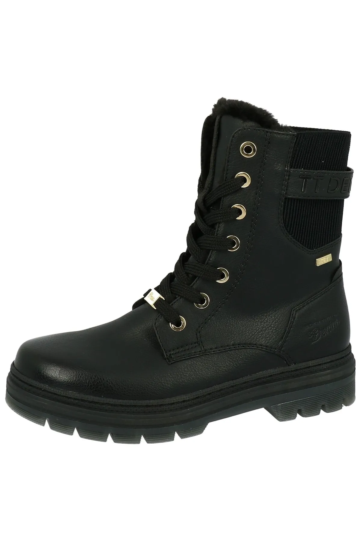 Tom Tailor  Stiefelette - Schwarz - Flacher Absatz