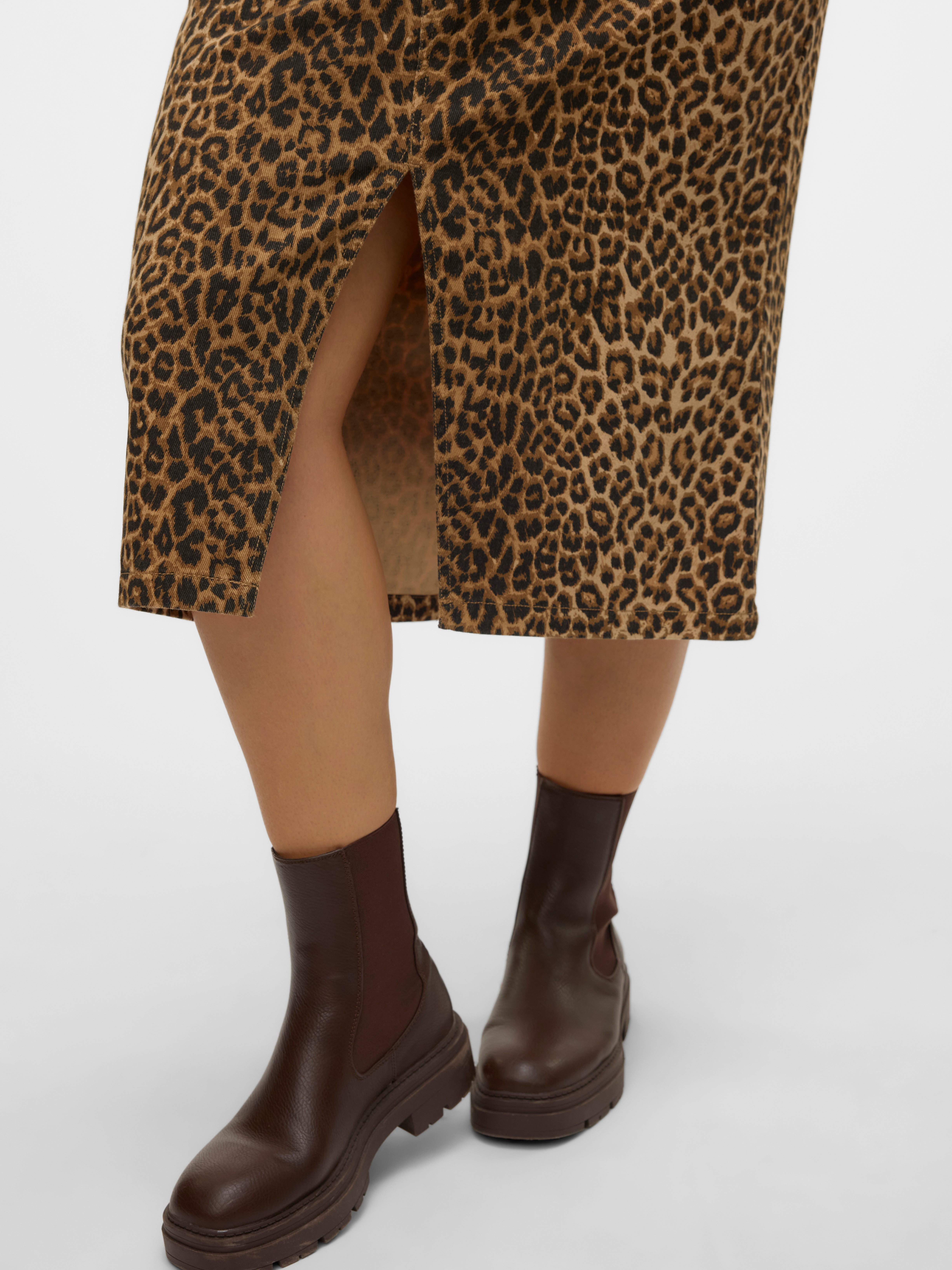 VMCVERI Hohe Taille Langer Rock