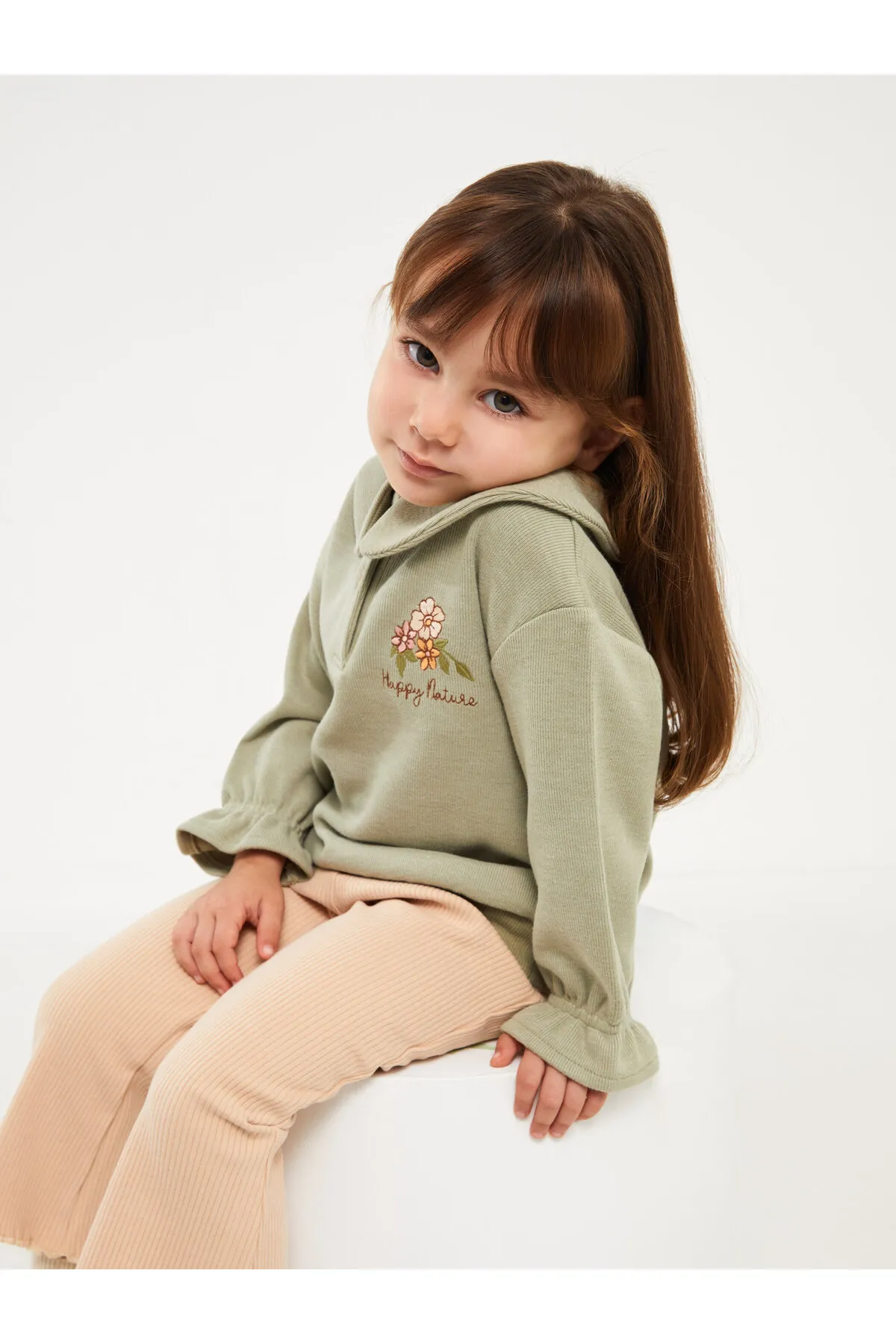 LC Waikiki  LCW Baby Sweatshirt mit Stickereien für Babys und Mädchen