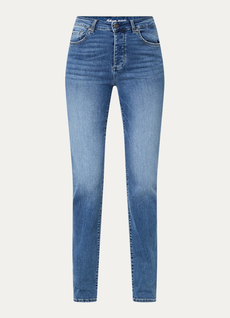 Jeans elasticizzati a gamba dritta a vita alta Liu Jo