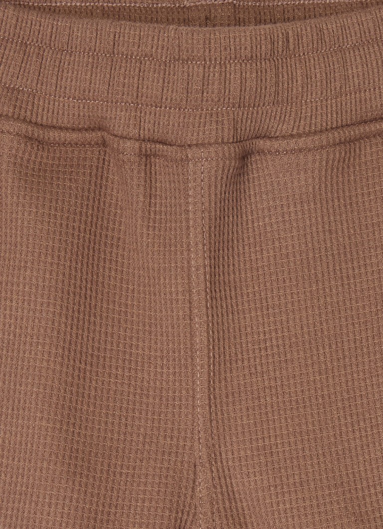 Pantaloni da tuta affusolati Black Bananas con motivo a nido d'ape e logo