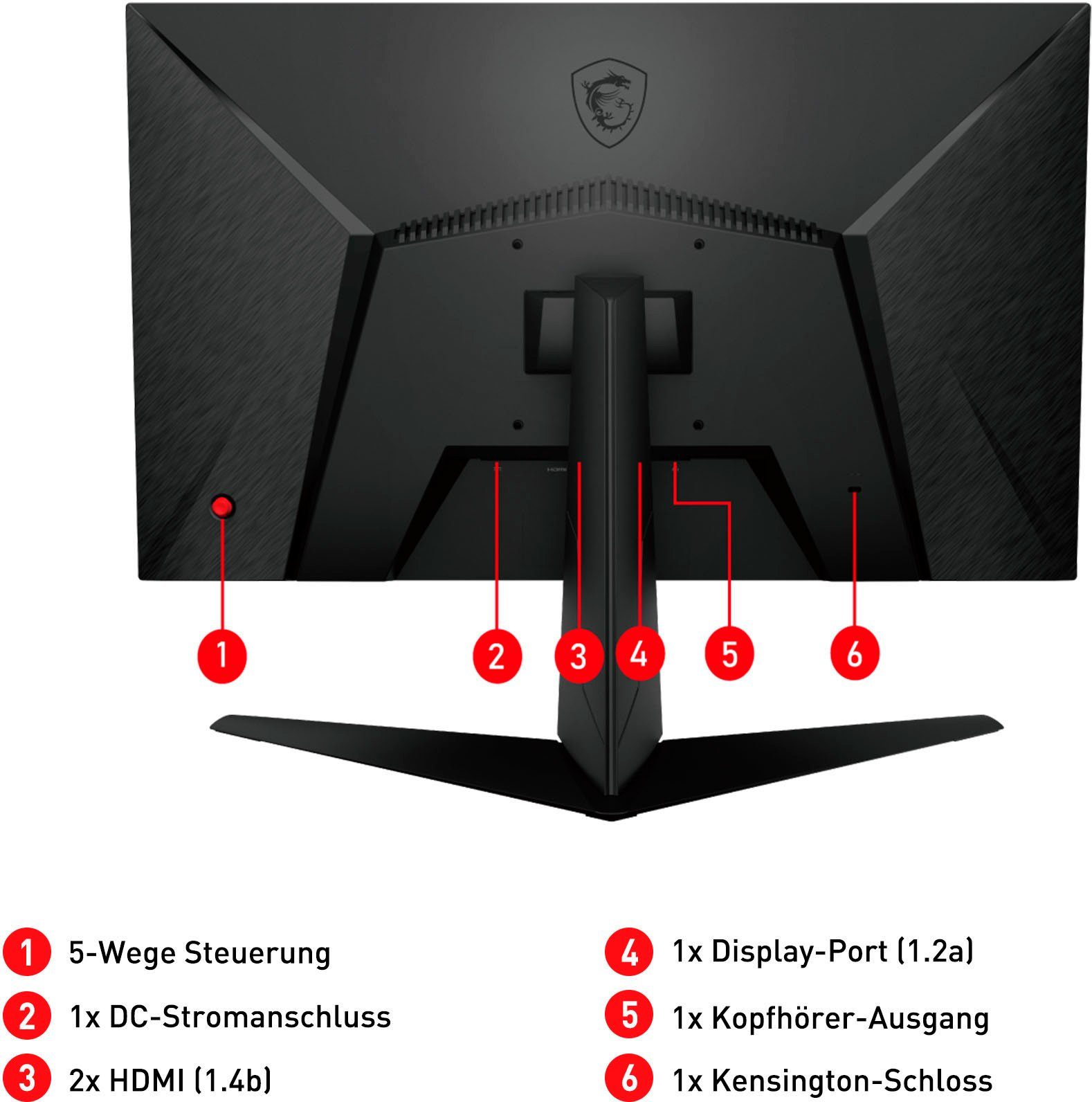 MSI Optix G241 Gaming-LED-Monitor (61 cm/24 
