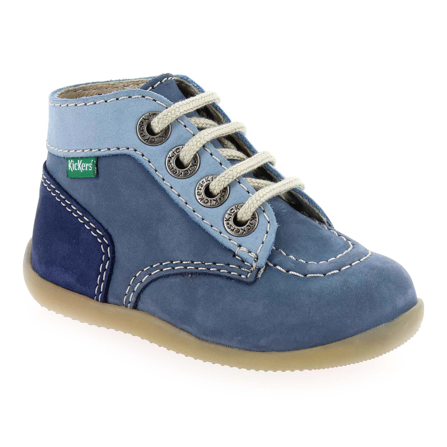 Kickers  BONBON 2 TRICOLORE - Bleu