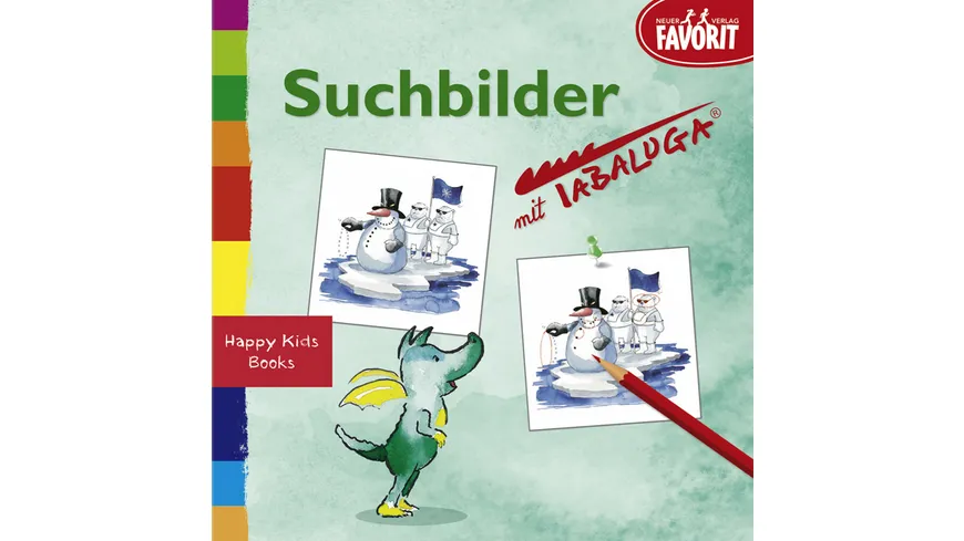 Suchbilder mit Tabaluga - Beschäftigungsbüchlein aus der Serie „Happy Kids Books“