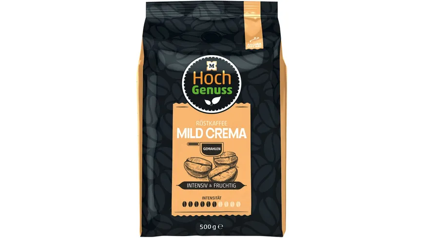 HOCHGENUSS Kaffee Gemahlen 500 g