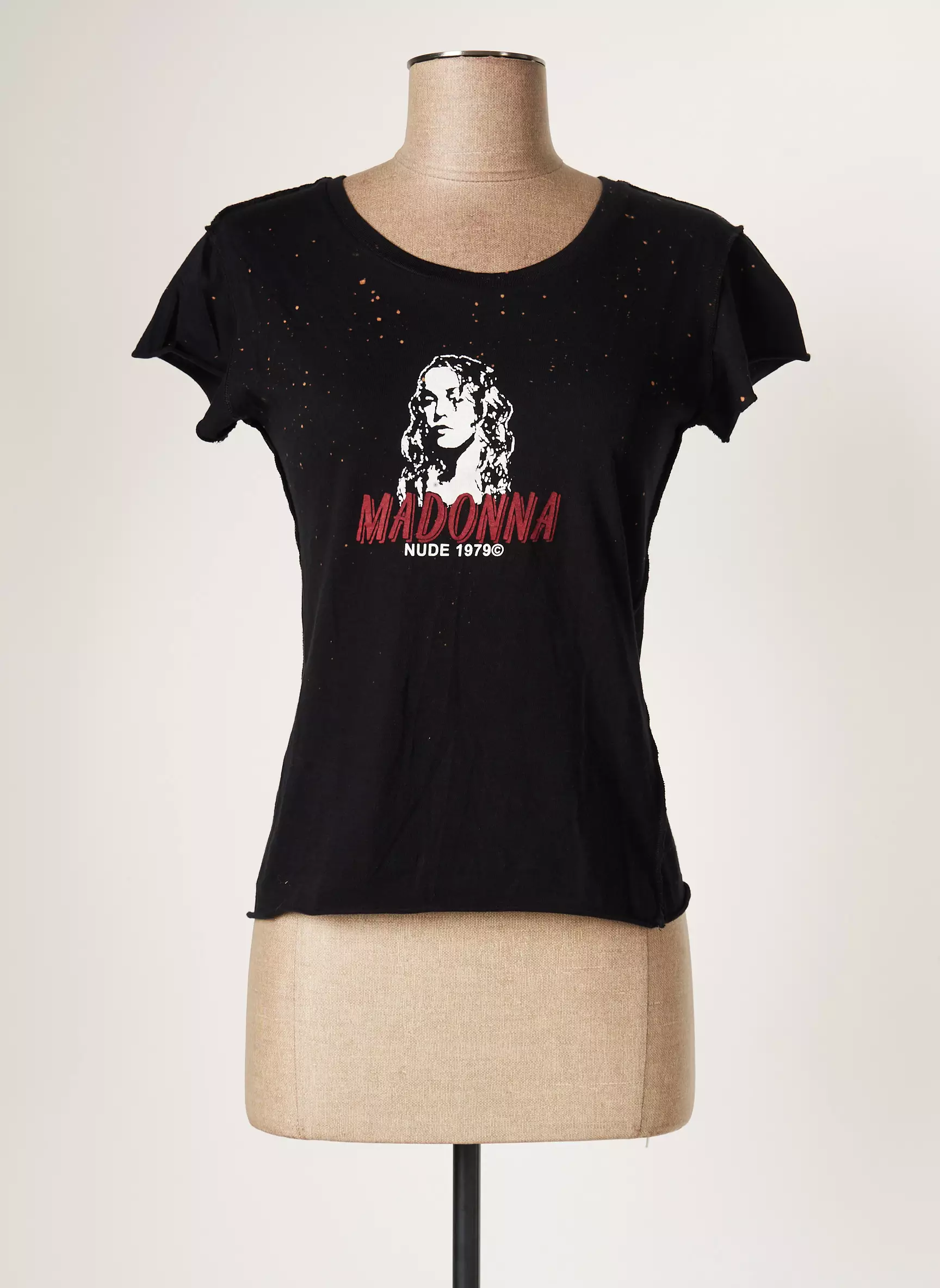 Madonna Tshirts Femme couleur noir