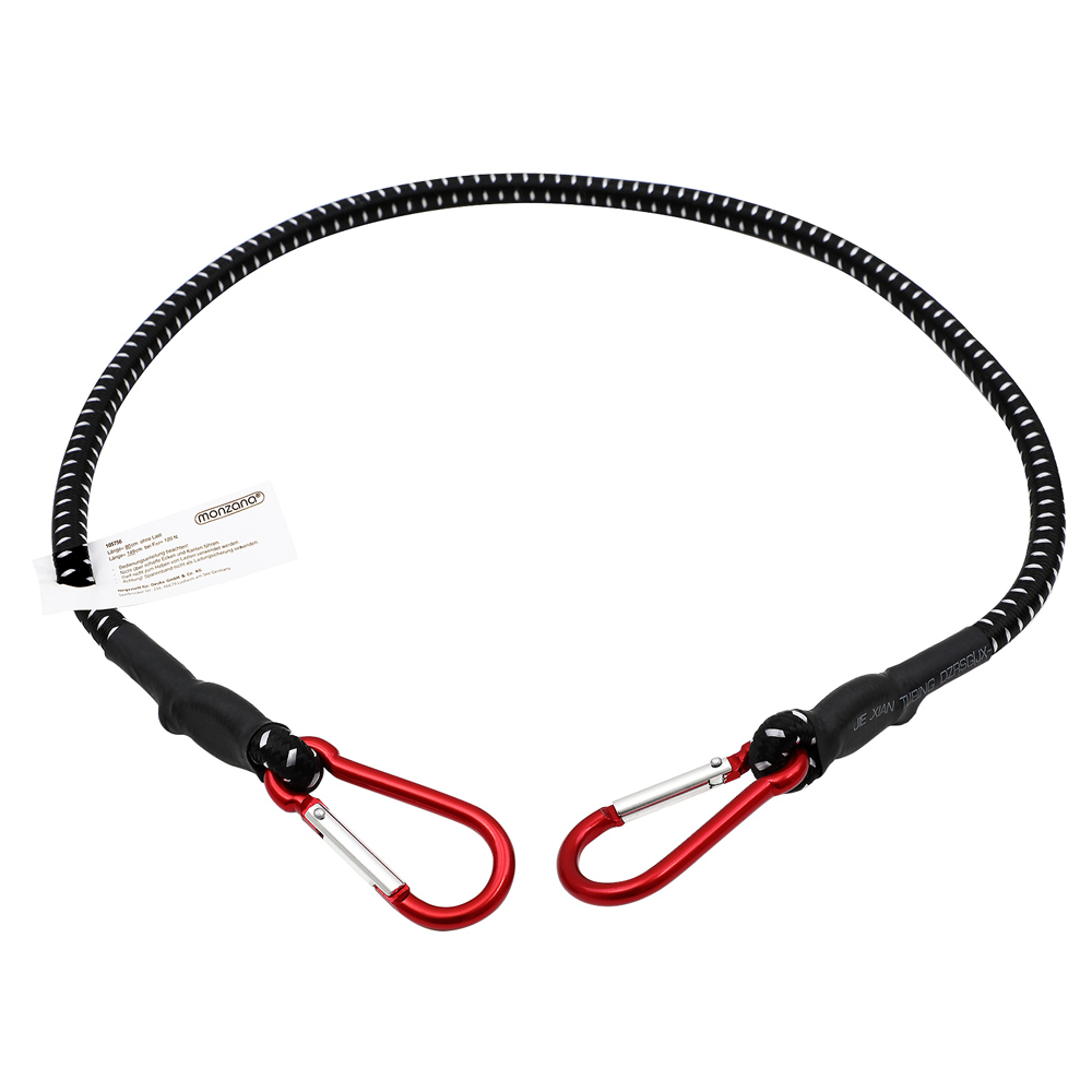 Casaria Deuba® Spanngummi Expander 80 x 1cm  2er Set schwarz / weiß / rot
