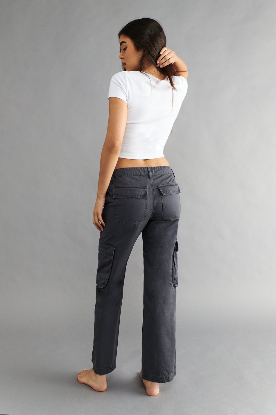 Low waist cargo jeans
