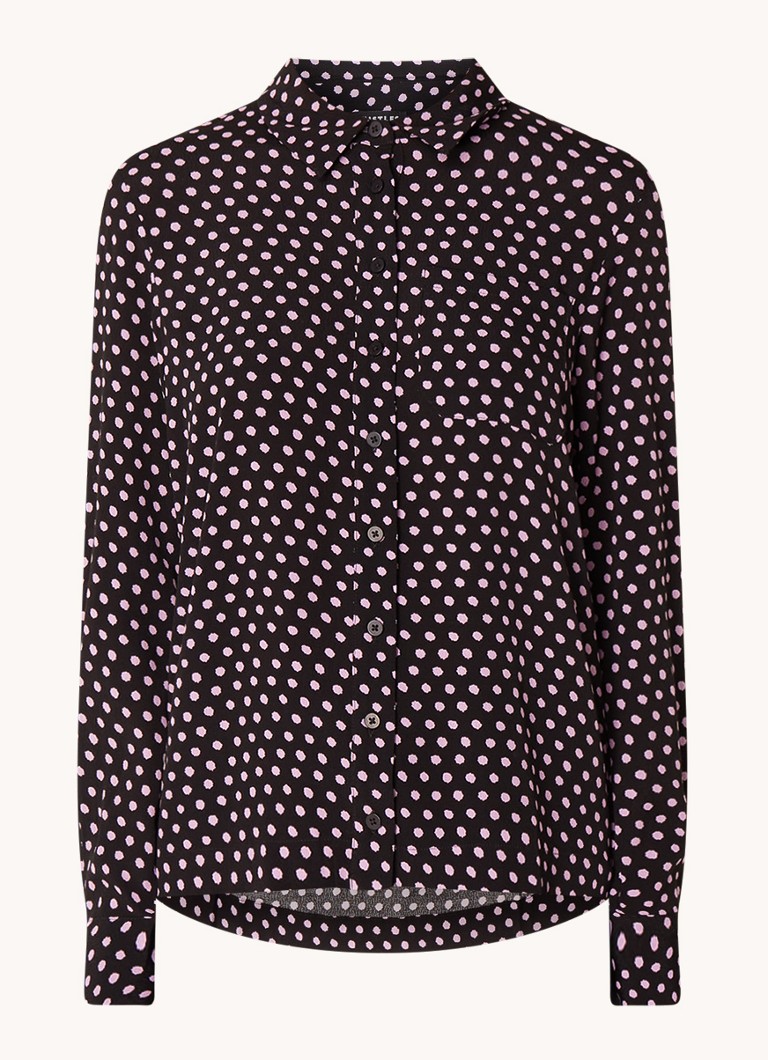 Chemise à pois avec sifflets