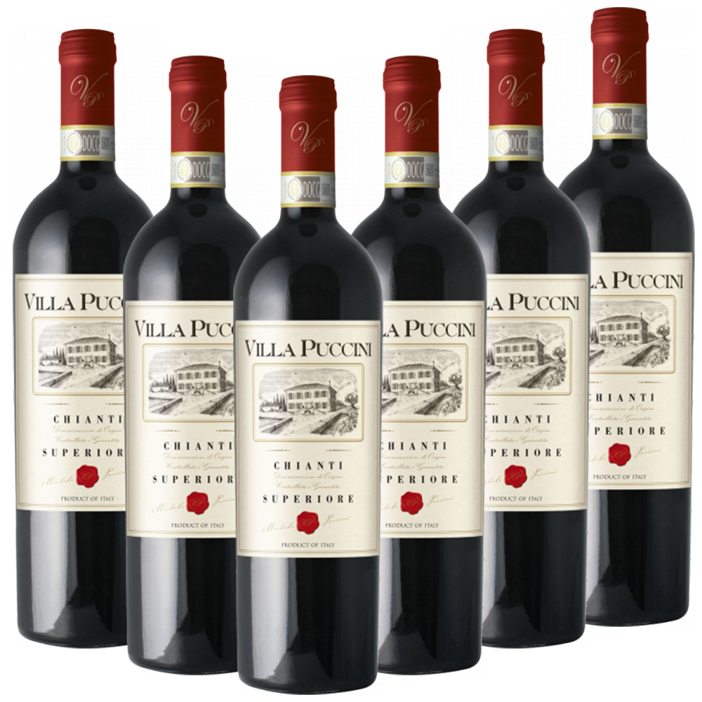 Villa Puccini Chianti Superiore DOCG Villa Puccini Italien  trocken - 6er Karton