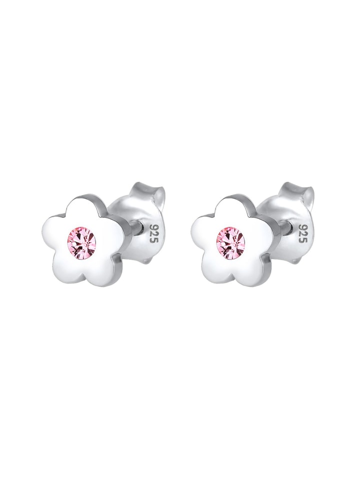 Elli Ohrringe 925 Sterling Silber Blume in Silber günstig kaufen onesize