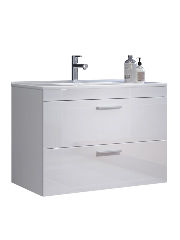 ebuy24 Unterschrank Devon Weiß 81 x 47 cm günstig kaufen onesize