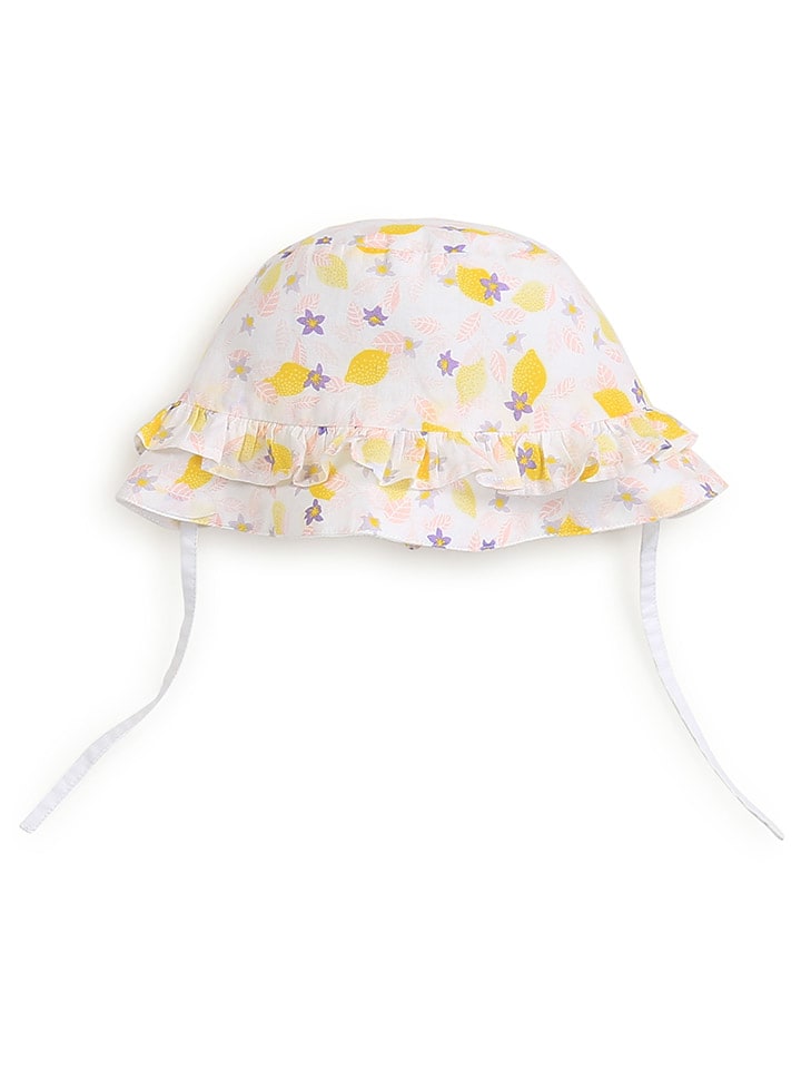 Carrément beau Hut in Weiß/ Gelb günstig kaufen
