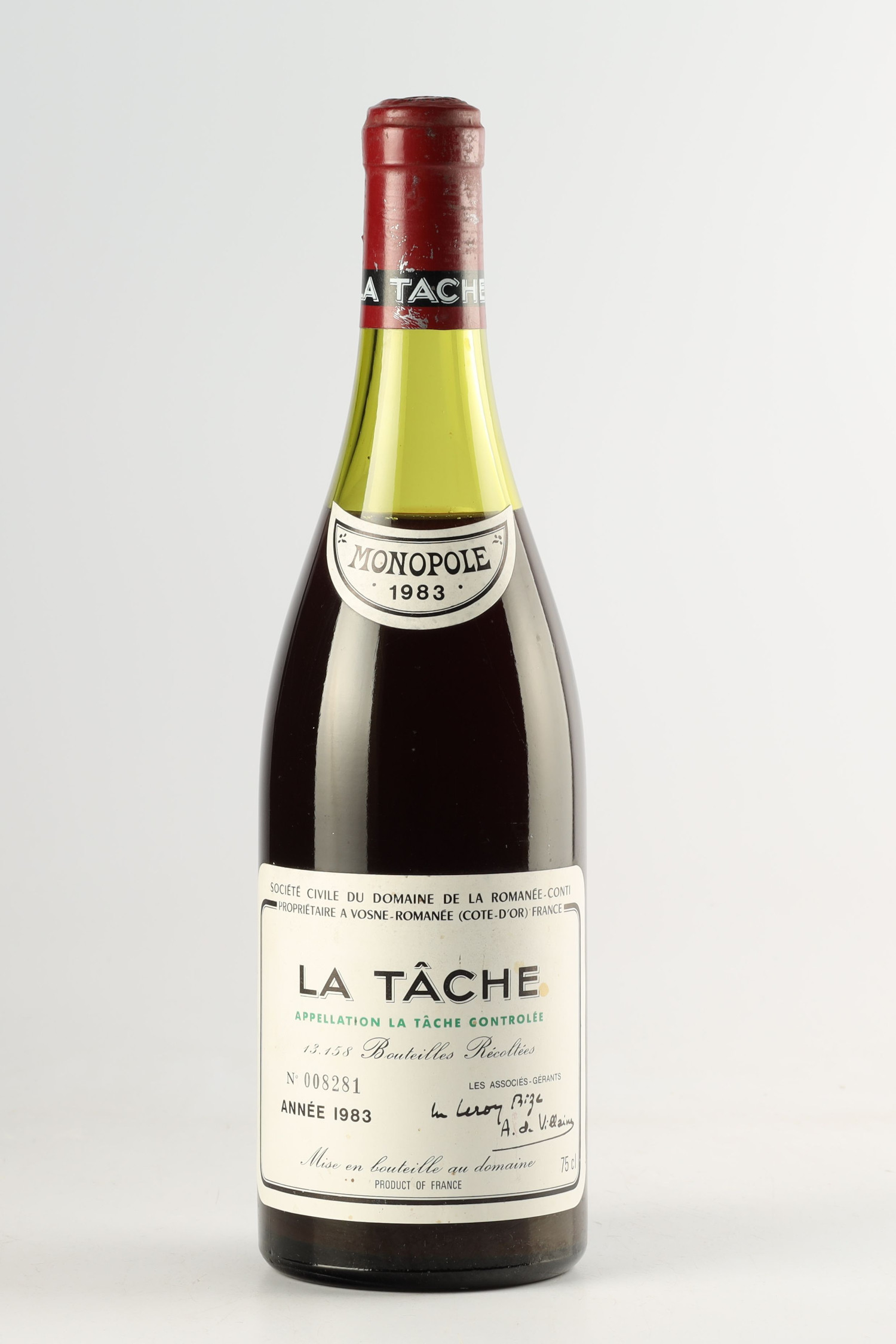 Domaine De La Romanee Conti 1983, La Tache