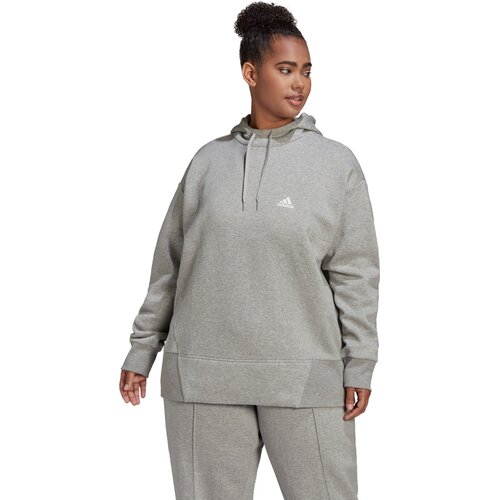 ADIDAS DAMEN ESSENTIALS STUDIO FLEECE HOODIE – GROSSE GRÖSSEN