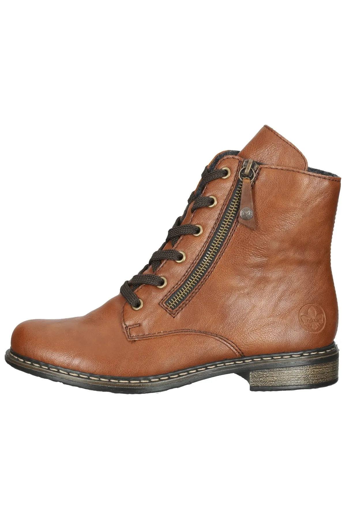 Rieker  Stiefelette - Braun - Blockabsatz
