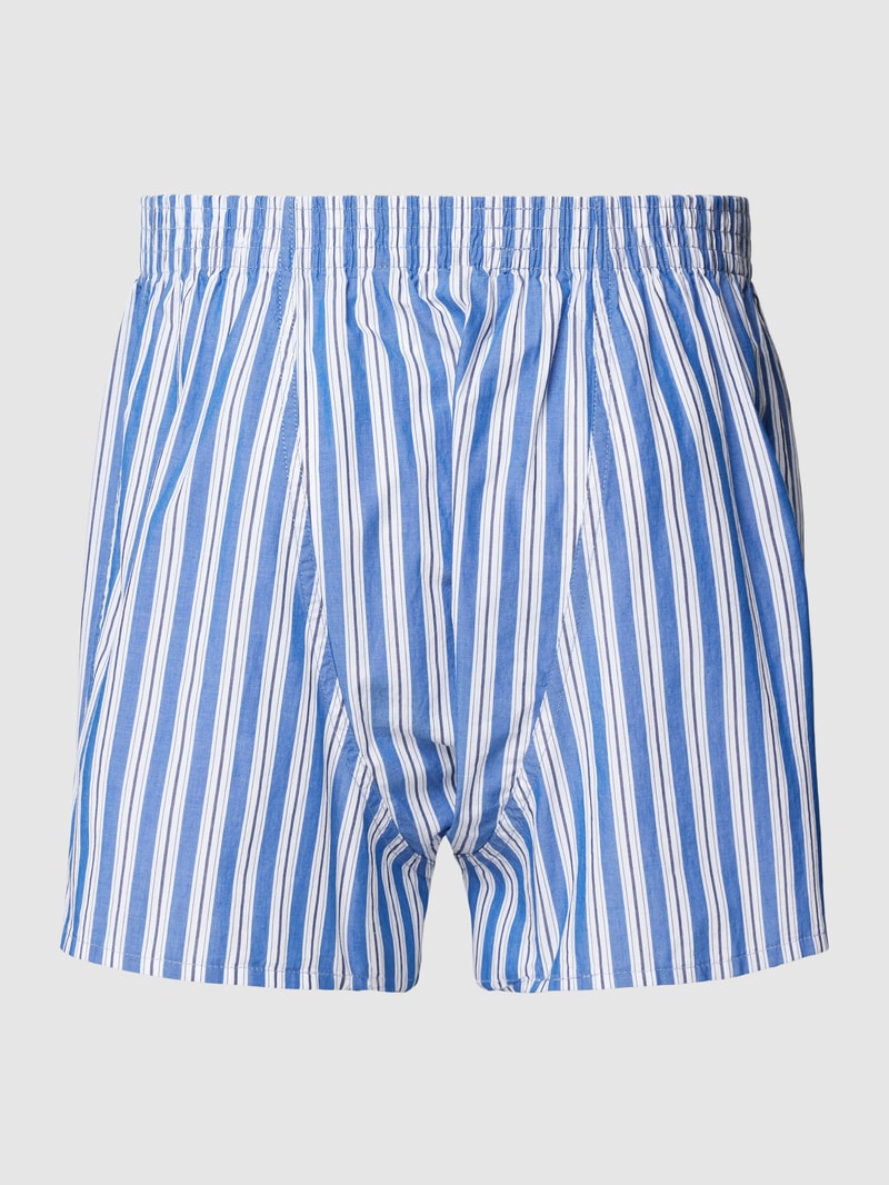 Boxershorts mit Label-Patch im 3er-Pack in marineblau