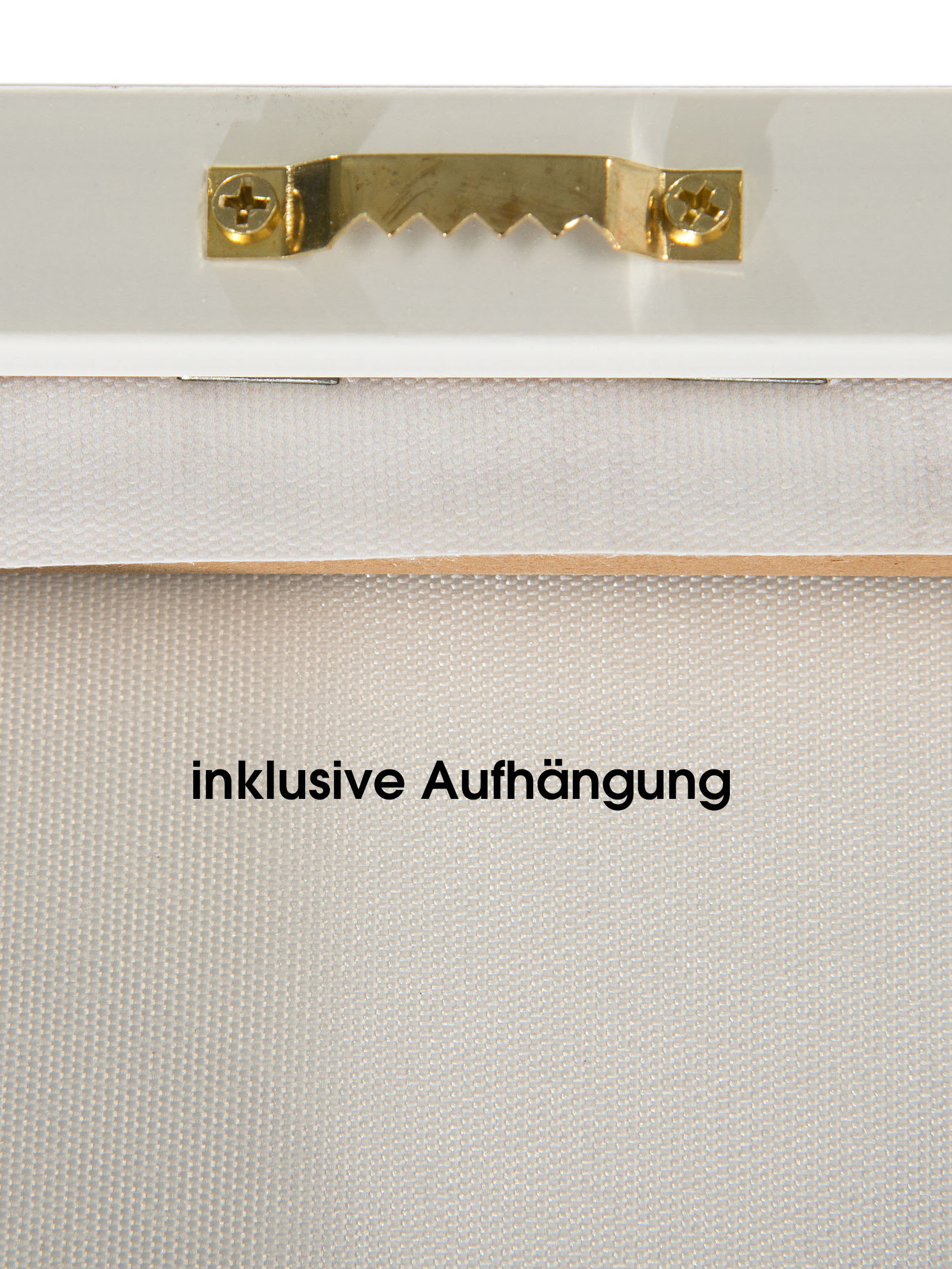 Kelara Leinwand-Druck-gerahmt, Beige