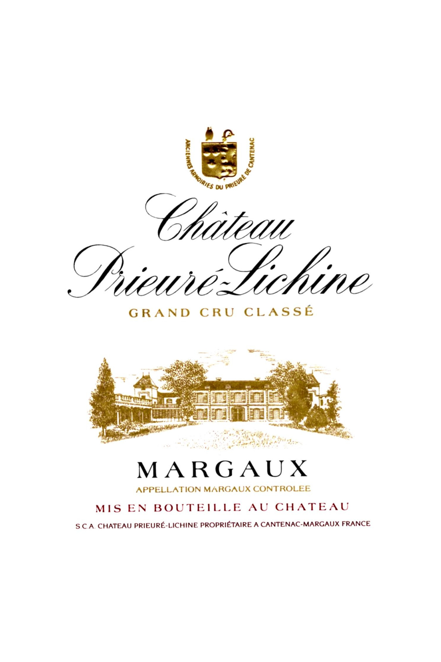 Vin 1999 CHÂTEAU PRIEURE LICHINE 1999, Margaux. Vin ancien - SoDivin
