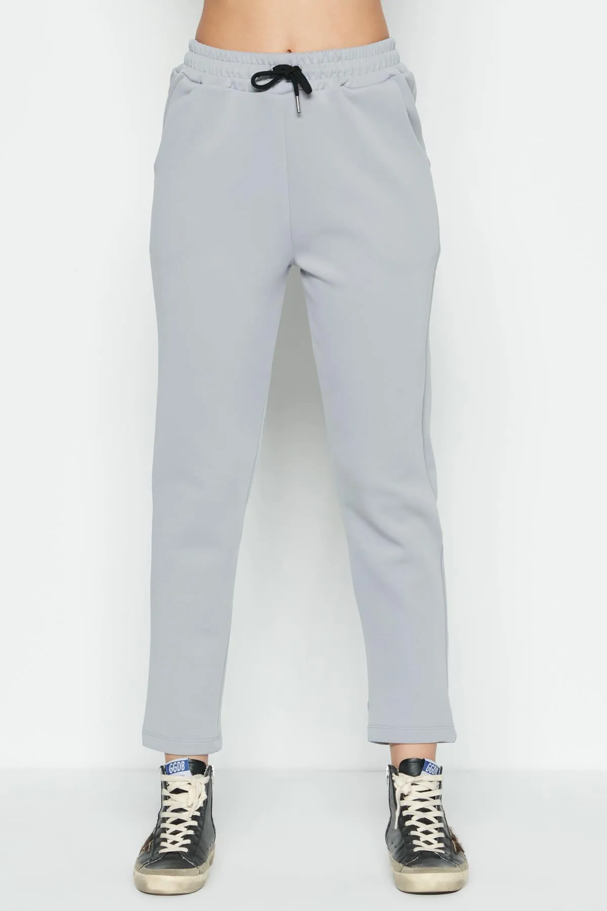 C&City  Jogginghose mit geradem Bein 801 Grau