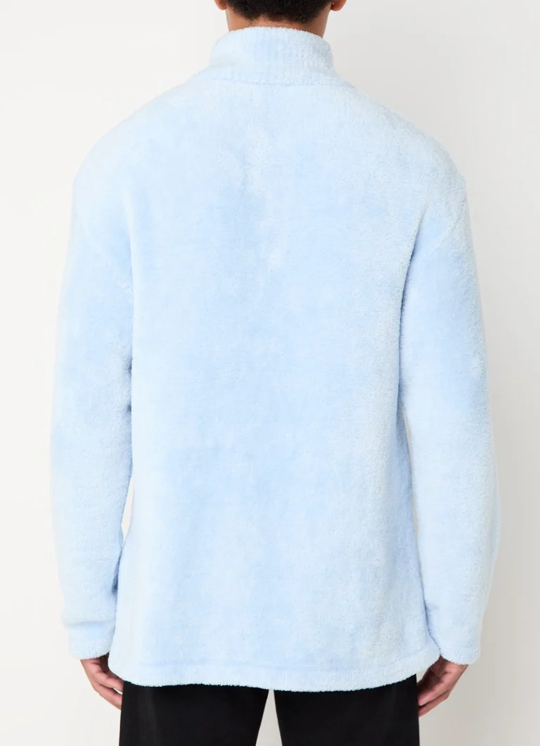 Sandro Fine-knit sweater with half zip