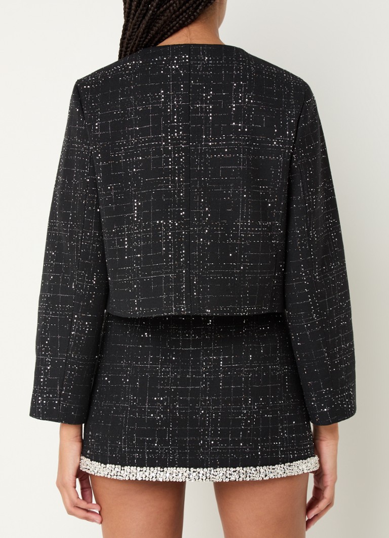Maje Jack with lurex and flap pockets
